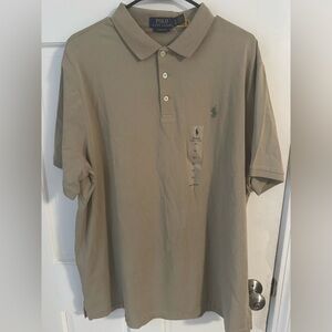 Polo by Ralph Lauren Khaki Short-Sleeve Polo